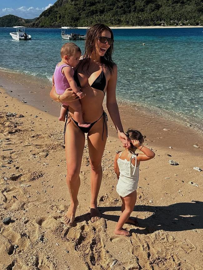 Some labelled the influencer from Palm Beach a ‘bad mum’ – an argument Clinton said she can ‘never win’. Picture: Instagram/IndyClinton