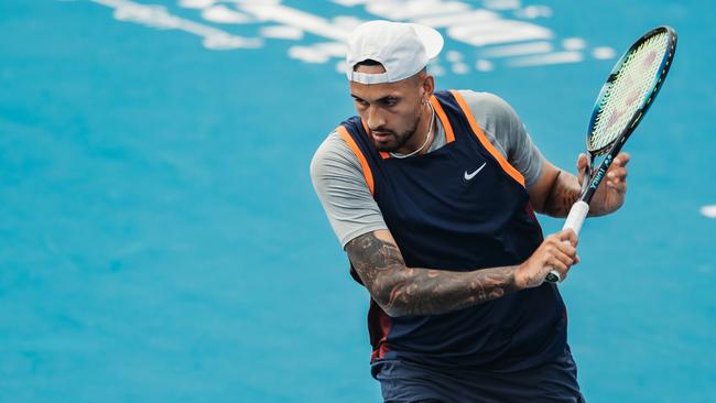 Nick Kyrgios has defended his decision to play in Saudi Arabia. (Photo by Alexander Scheuber/Getty Images for MatchMaker)