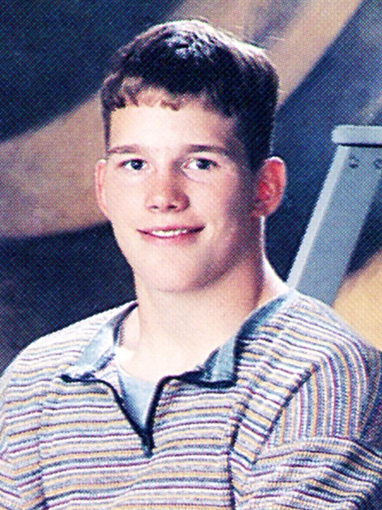 Chris Pratt’s high school photo.