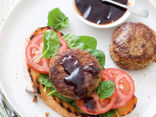 Beef and vegetable rissoles.