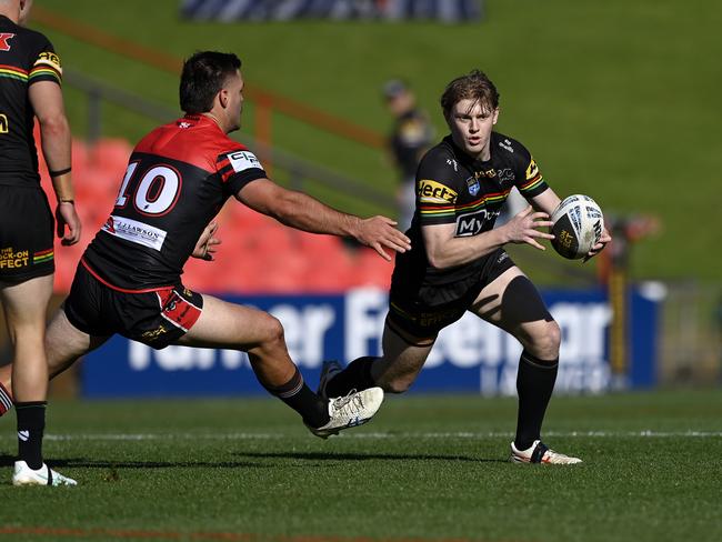 While rookie halfback Zack Lamont will start the year in the halves. Picture: NRL Imagery