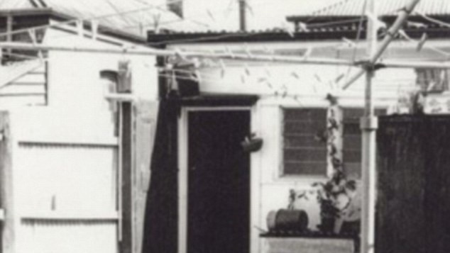 The backdoor of the Easey Street, Collingwood home where Suzanne Armstrong and Susan Bartlett were found murdered. Picture: Supplied