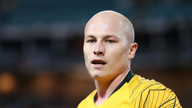 The Socceroos are confident Aaron Mooy will overcome a knee injury. Picture: Getty Images