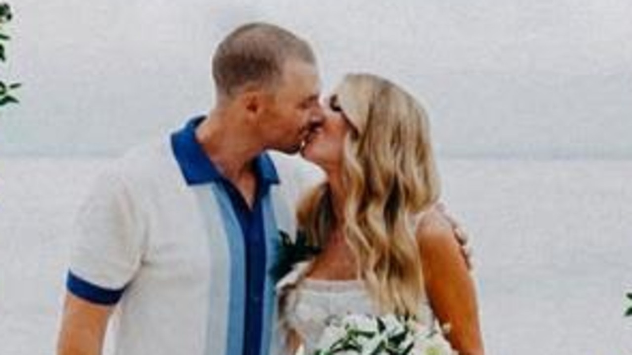 AFL star marries in stunning destination wedding