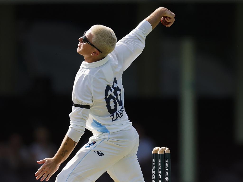 Adam Zampa playing for NSW in the Sheffield Shield. Picture: Mark Evans/Getty Images