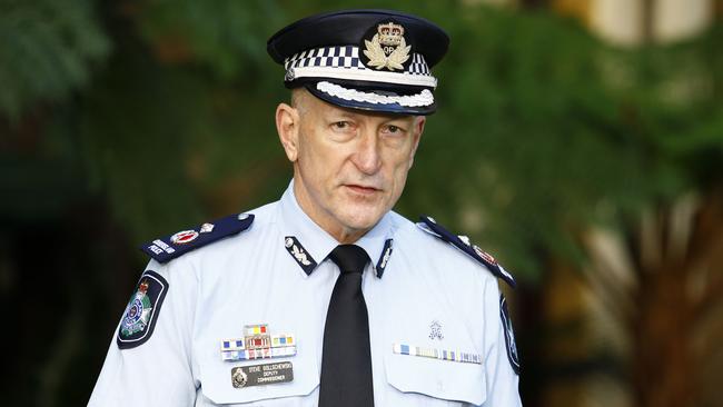 Queensland Police Deputy Commissioner Steve Gollschewski during a press conference in Brisbane. Picture: NCA NewsWire/Tertius Pickard