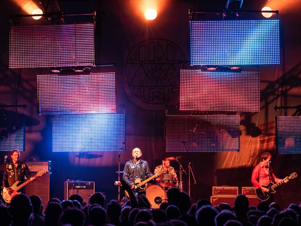 Hoodoo Gurus play the Riverstage, Brisbane. Picture: Darren Burns