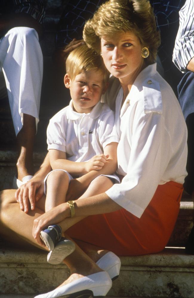 The duke said that what stopped his wife from giving in to suicidal thoughts was how 'unfair' it would be to him after the death of his mum Princess Diana in 1997. Picture: Getty Images