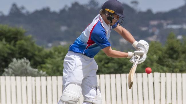 Ipswich’s Kade Martin batting for Darling Downs. Picture: Nev Madsen.