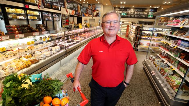 Former Coles CEO Steve Cain had a stint in private equity before returning to run the supermarket chain. Picture: David Geraghty