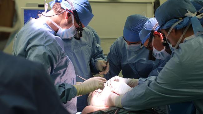 Surgeons performed a second face transplant on Jerome Hamon in a medical first.