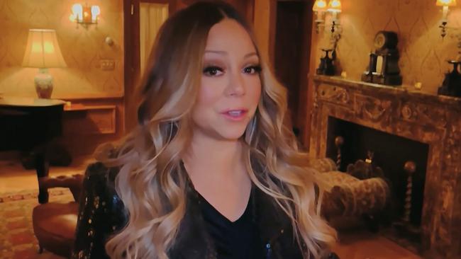 Mariah Carey said she was a ‘friend and fan’ of the actress’. Picture: YouTube