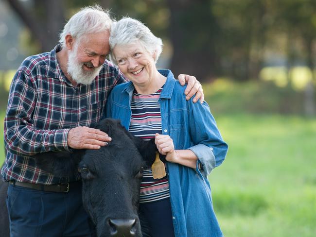 FARM MAGAZINE. The Weekly Times. Beef@TheFarmGate. Rosanne and Ian Trevaskis. Picture: Laura Ferguson