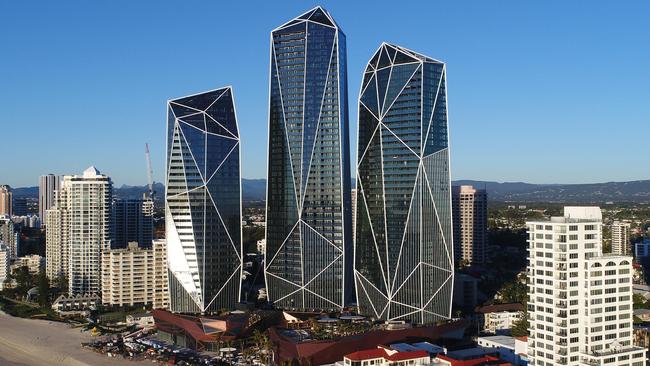 The cranes have gone and the finishing touches are being applied as Jewel nears its completion on the Gold Coast. Picture Glenn Hampson