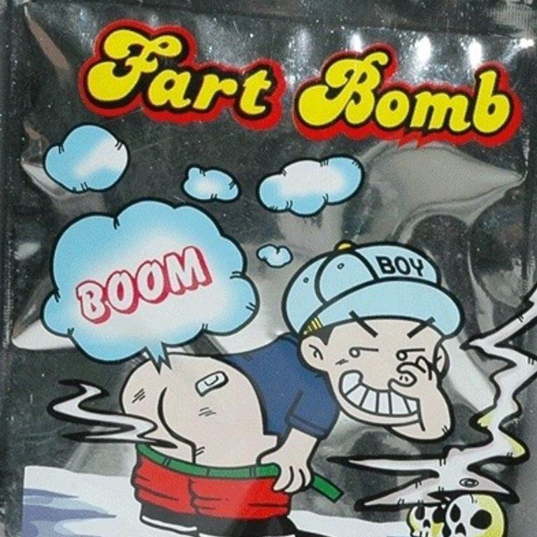 Fart bombs are readily available to purchase and cost as little as 50c each. Picture: eBay