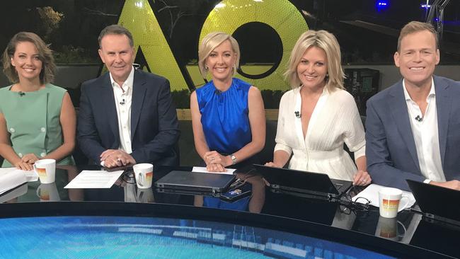 Nine’s new breakfast line-up was poorly received on Monday. Picture: Today