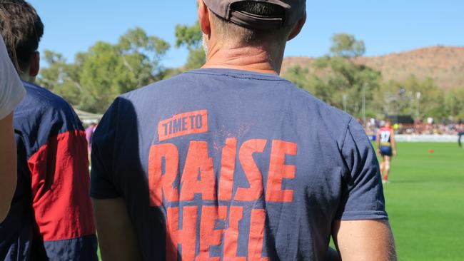 Fans flocked to see the Demons take on the Dockers at Traeger Park, Alice Springs, on June 2, 2024.