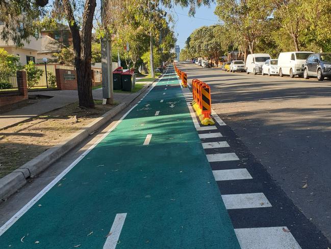 Harris Park bike lanes. Picture: City of Parramatta Council