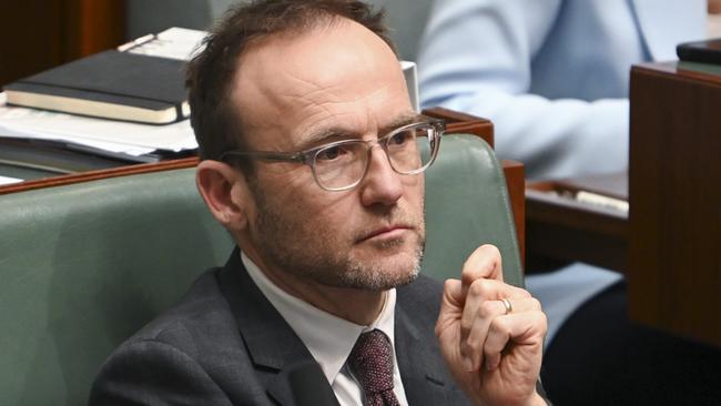 Greens Leader Adam Bandt vowed to continue to push for further housing reform in the lead up to the federal election. Picture: NewsWire/ Martin Ollman