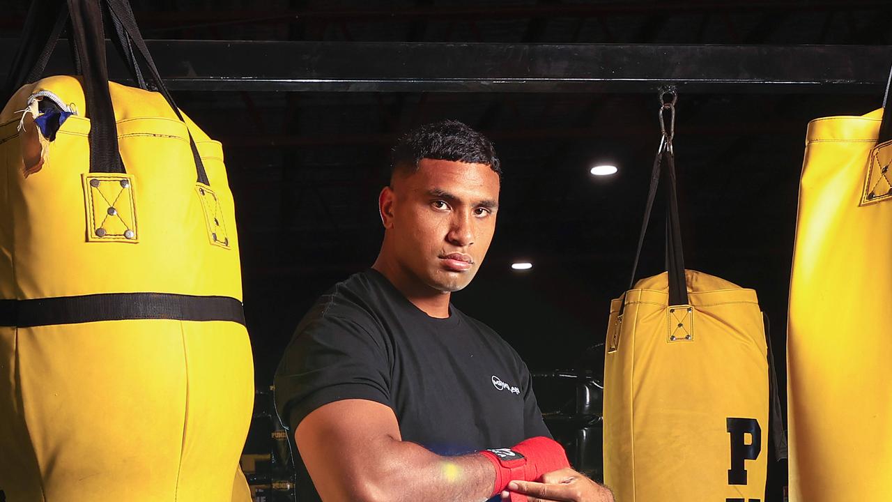 Tevita Pangai Jr has no regrets about leaving the NRL for boxing. Picture: Adam Head.