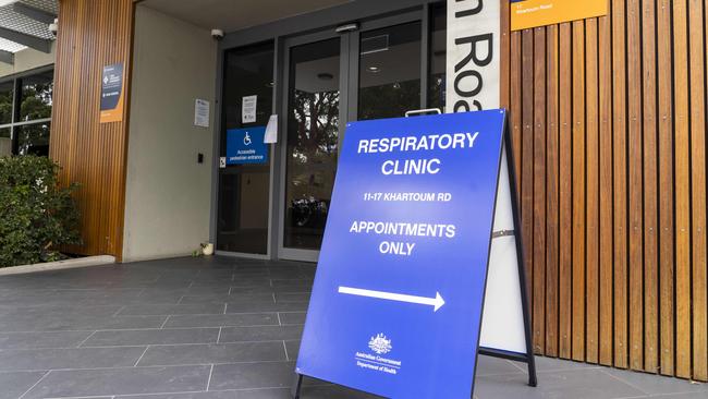 A new respiratory clinic was set up in Ryde last week to help tackle the spread of COVID-19 throughout the northern districts. Picture: Matthew Vasilescu