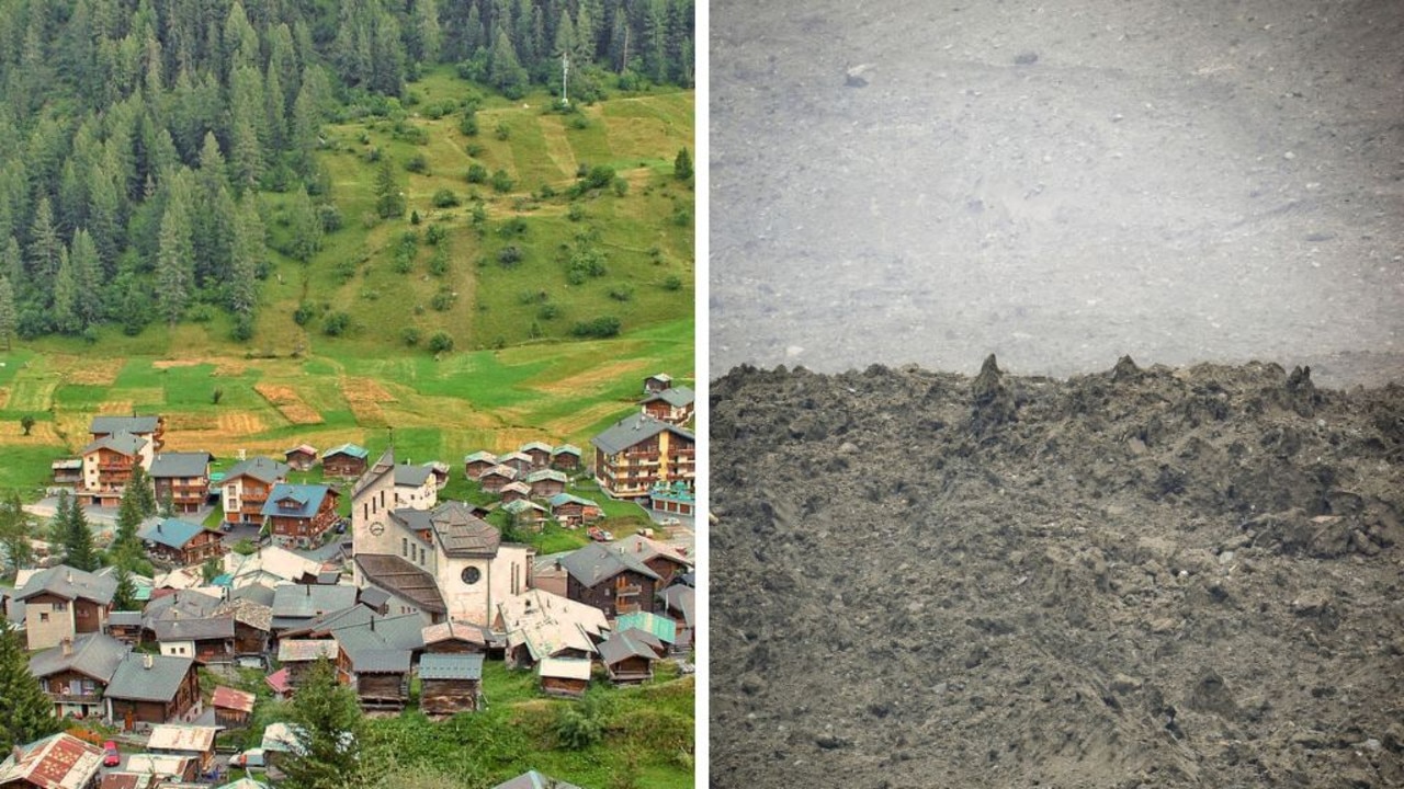 Village home to 300 people completely erased