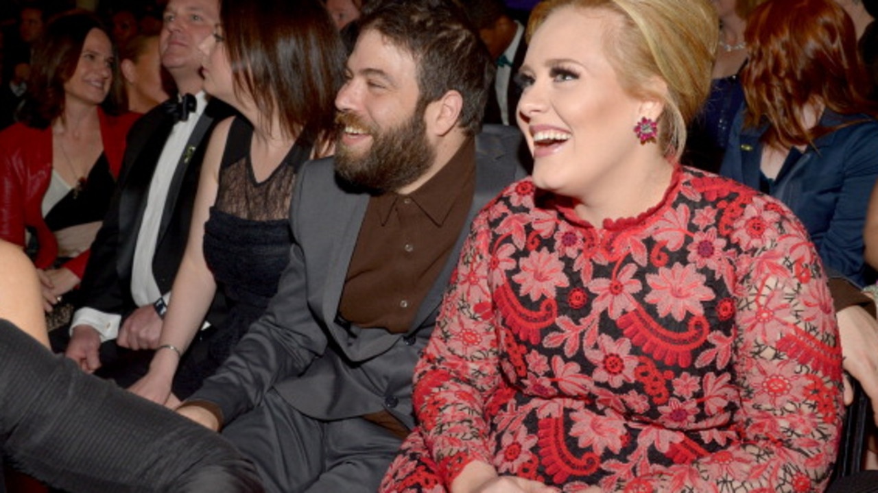 Adele and her ex-husband Simon Konecki in 2013. Picture: Lester Cohen/WireImage