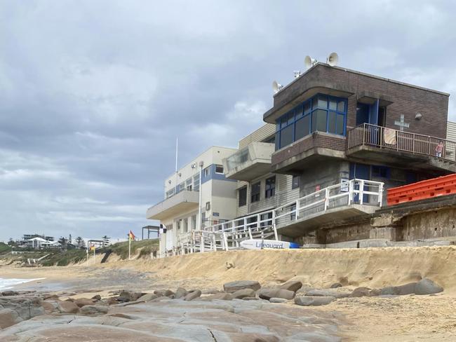 The dramatic setting at Merewether’s Cooks Hill Surf Club, which has a Sunday pop-up restaurant.