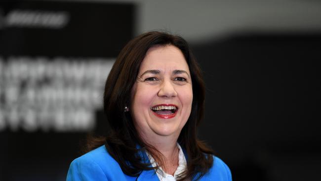 Premier Annastacia Palaszczuk appears poised to claim a third term in government on October 31. Picture: NCA NewsWire / Dan Peled