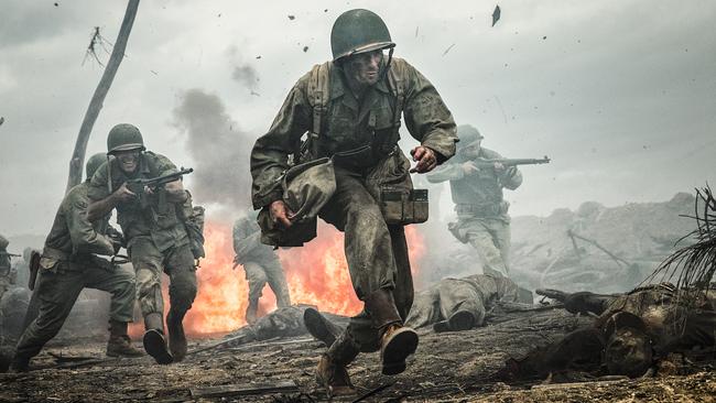 Andrew Garfield in a scene from the film. Picture: Mark Rogers/Summit via AP