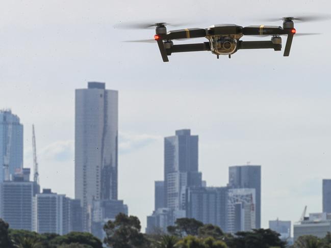 The Civil Aviation Safety Authority governs the use of drones. Picture: Alex Coppel.