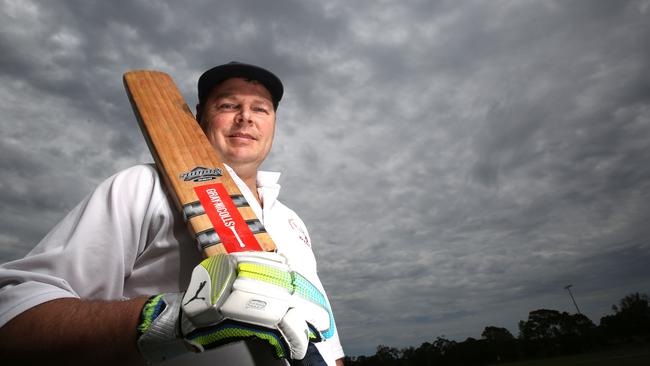 s17wh333 Mike Jansen from Blackburn Nth cricket club who will play his 500th game today. ECA (C Grade): Blackburn nth United v Mulgrave. Picture: Stuart Milligan