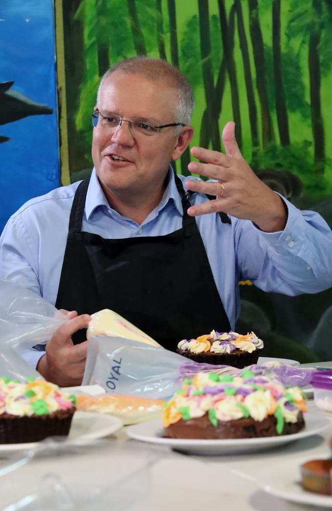 Scott Morrison spent considerable time in Queensland — it was his second most visited state on the campaign trail. Picture Gary Ramage