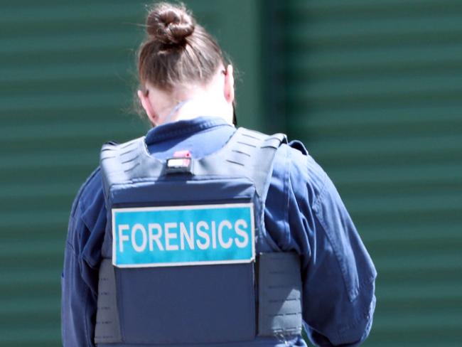 ACT Police at the scene of a shooting in Canberra. ACT police say a woman has been taken to hospital after she was shot in her car on Dominion Circuit, in Forest, Canberra ACT.The woman sought help from security guards at nearby Manuka oval.Picture Gary Ramage