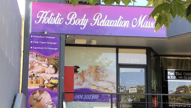 Holistic Body Relaxation Massage in Mornington has been proscribed as a brothel.