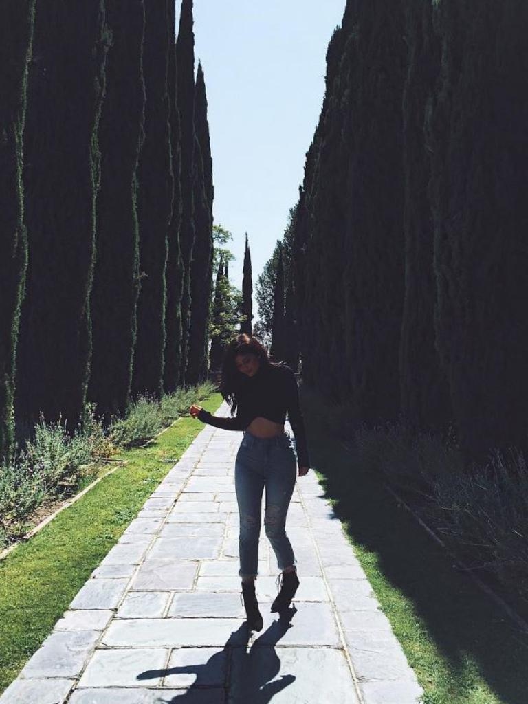 Kylie Jenner, "Count your blessings." Picture: Instagram