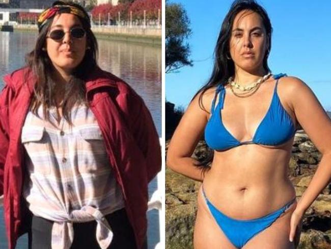 Rusha has lost 22kg after changing her life. Picture: Supplied