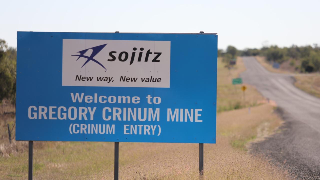 Emergency services were called to the Sojitz Gregory Crinum Coal Mine on Lilyvale Road near Emerald after a worker suffered a heart attacked. Picture: Steve Vit