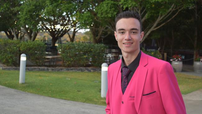 Izaac Bridge at Runcorn State High School 2023 formal. Photos: Georgie Walker.