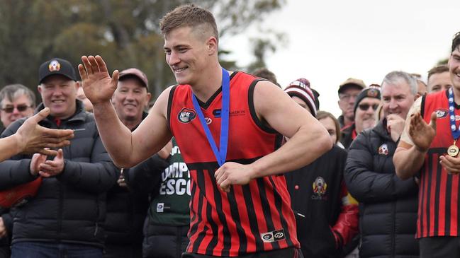 Daniel Freeman named grand final best on ground. Picture: Andy Brownbill