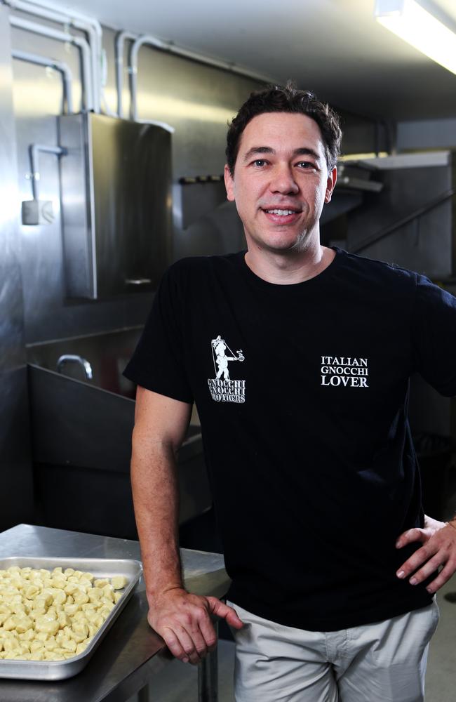 Ben Cleary-Corradini of Gnocchi Gnocchi Brothers, Paddington. Picture: Ric Frearson