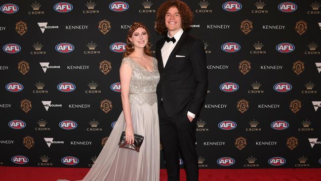 Ben Brown of the Kangaroos and wife, Hester Brown.