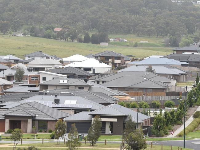 Generic photos of Narre Warren North.Image of houses looking east from intersection of Heatherton Rd and Randle Ct Narre Warren North.An Age article has described Narre Warren North as a 'trumpland' full of far-right sentiment. Picture: Jason SammonMonday 5 December 2016