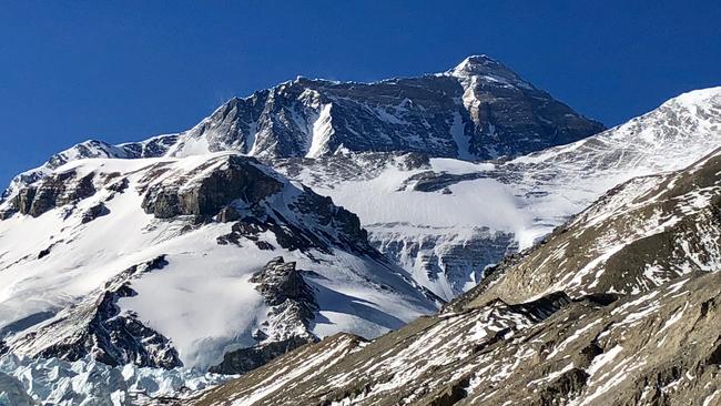 A view of the mountain from the Tibet north side.