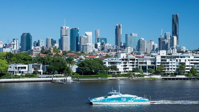 The view of the city from the home at 154 Virginia Ave, Hawthorne. Image supplied.