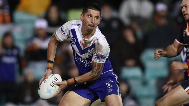 Jeremy Marshall-King of the Bulldogs. Photo by Jason McCawley/Getty Images