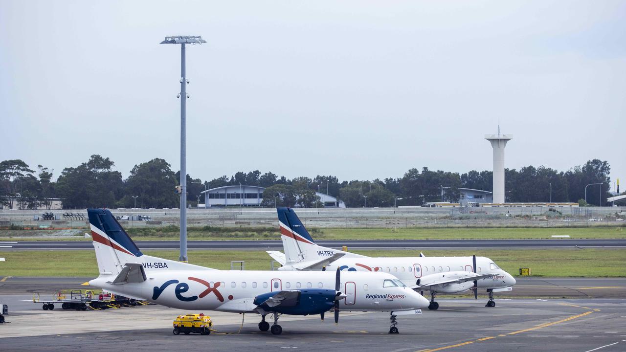 Rex Airlines’ 72-hour sale will give families the chance to fly cheaply during school holidays. Picture: NCA NewsWire / Jenny Evans