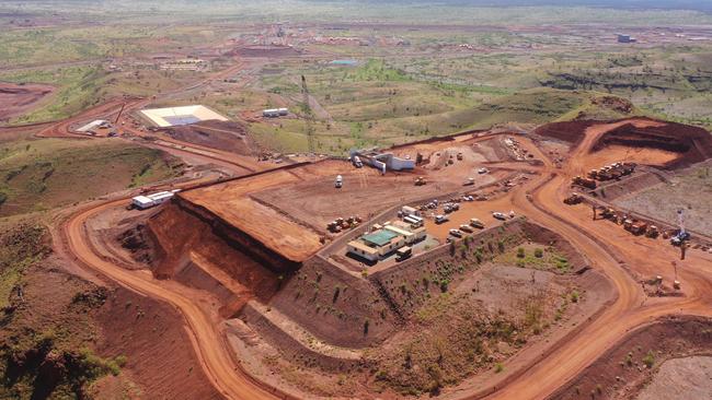Rio TInto’s Gudai Darri iron ore mine in the Pilbara, WA.
