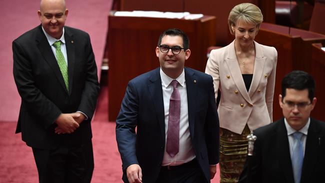 Incoming Senator Ben Small at a swearing-in ceremony in the Senate at Parliament House last month. Picture: Sam Mooy/Getty Images.