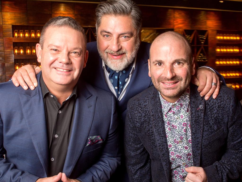 George Calombaris, Matt Preston and Gary Mehigan are leaving MasterChef after more than a decade as the show’s judging panel. Picture: Supplied